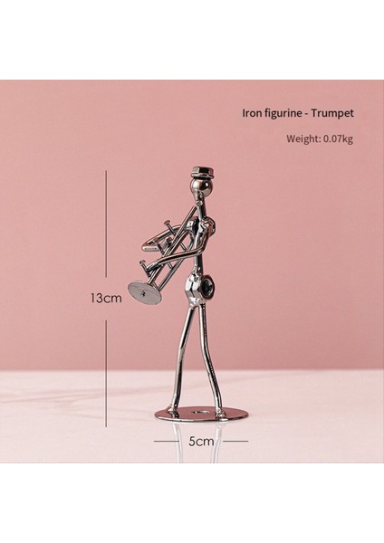 Küçük Iron Art Müzisyen Yaratıcı Müzik Grubu El Sanatları Ev Ofis Masası Dekorasyon Doğum Günü Hediyesi 8 Paket Masa Süsleri (Yurt Dışından) fiyatları