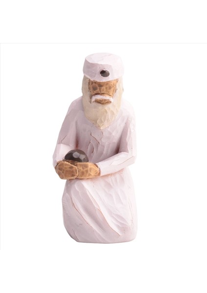 Üç Wisemen Dünyanın Işığını Bulmak Için Bir Yıldız Takip Edin Yürüyüş Eğilme Diz Çökmüş Figürler (Yurt Dışından) fırsatları