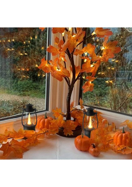 Vintag Mum Fenerler Iç Mekan Için 24 Pccs Mini Fener Talıtım Mumları ile Küçük Asma Fenerler Ev Dekoru Siyah (Yurt Dışından) modelleri