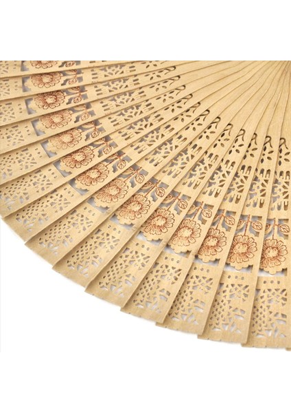 6x Bayanlar Ahşap Sandal Ağacı El Fan Düğün/ Doğum Günü Partys (Yurt Dışından) indirimleri