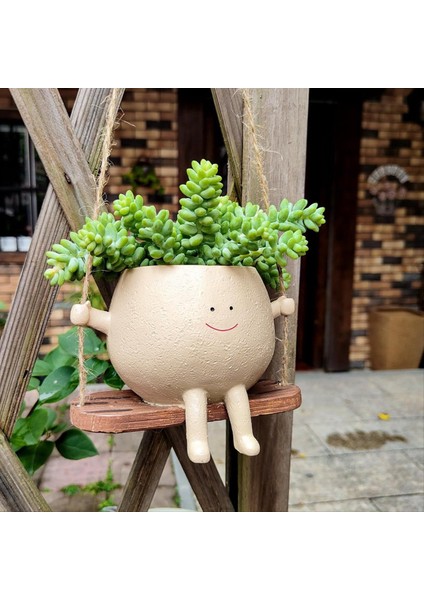 Salıncak Yüz Ekici Kaplar Sevimli Duvar Asma Reçine Çiçek Kafa Ekicileri Kapalı ve Dış Mekan Sulu Meyveler/kaktüs Sepeti (Yurt Dışından) fırsatları