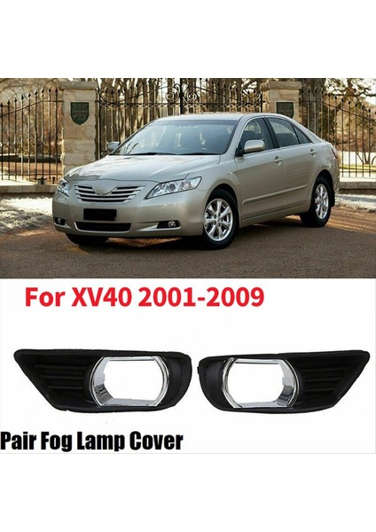 Araba Ön Sis Lambası Dekoratif Plaka Sis Lambası Toyota Için Kapak Çerçevesi Camry XV40 2007-2009 52128-06040 52127-06040 (Yurt Dışından) fiyatları
