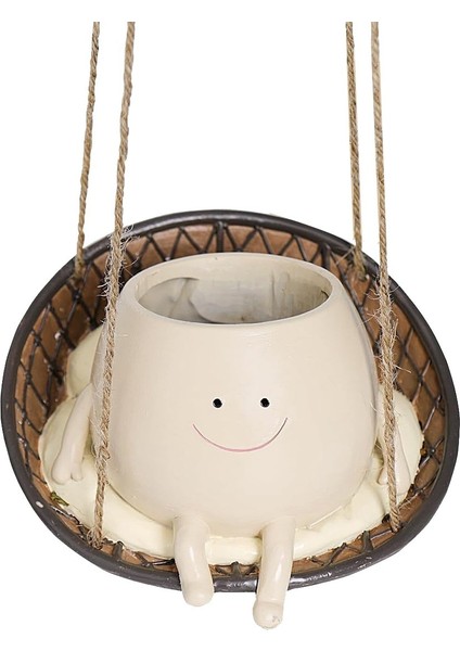 Asma Salıncak Sandalye Ekici Pot Kapalı Açık Bitki Baş Reçine Saksusu Için Yüz Ekici Ana Günü Için Hediye (Yurt Dışından)