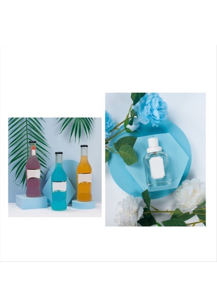 8 Pcs Kozmetik Fotoğraf Arka Plan Props Köpekler Geometri Kare Fotoğraf Dekor Ins Square Geometri Fotoğraf Prop Seti Mavi (Yurt Dışından) fırsatları