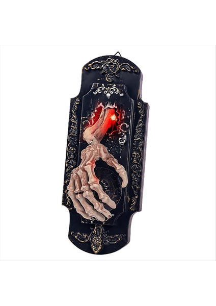 Cadılar Bayramı Dekoratif Kapı Zil Otomatik Sensör Kapı Zili Ürkütücü Sesli Perili Kapı Zili ve Çocuklar Için Püskürtme (Yurt Dışından)