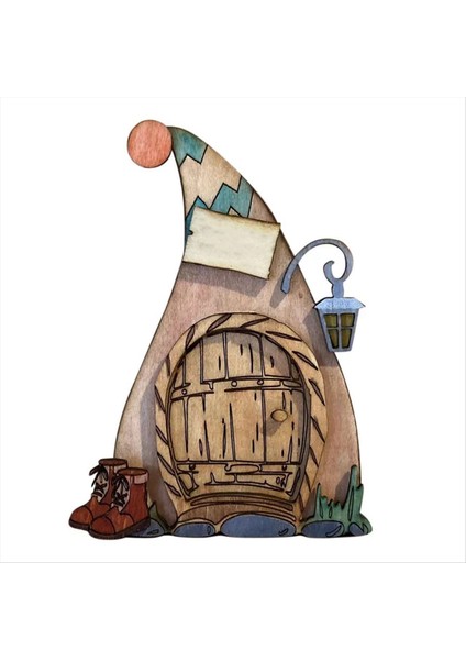 Karikatür Ahşap Mini Diy Kapı Peri Masalı Kapı Kapısı Dekorasyon Bahçesi Avlu Dekoru Peri Kapı El Sanatları 5 (Yurt Dışından) modelleri