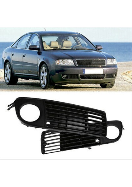 Audi A6 C5 1998-2001 4B0807682S Için Otomobil Ön Tampon Sis Lambası Izgara Sis Lamba Çerçevesi Kapak (Yurt Dışından)