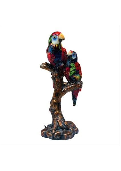 Masa Püskürtme Papaz Dekoru B Için Avrupa Tarzı Reçine Parrot Heykeli (Yurt Dışından)
