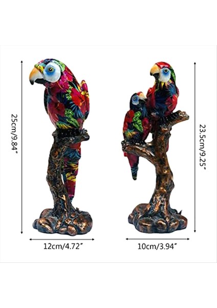 Masa Püskürtme Papaz Dekoru B Için Avrupa Tarzı Reçine Parrot Heykeli (Yurt Dışından) fırsatları