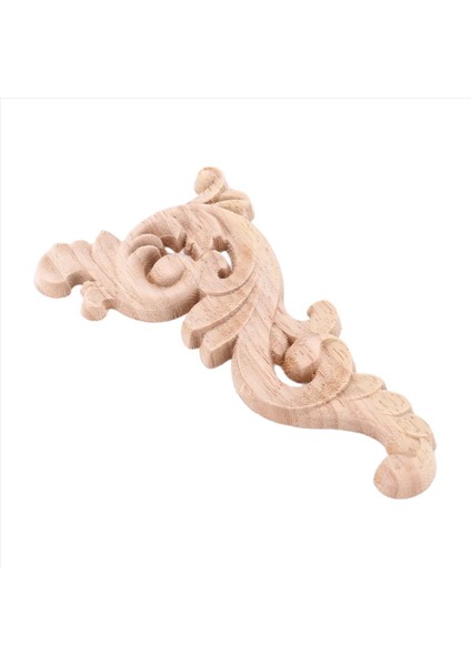 Ahşap Oyulmuş Çıkart Köşesi Onlay Aplike Kapı Duvar Dekor 12*6cm Boyasız (Yurt Dışından) modelleri
