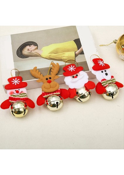 Noel Süsleri Çan Dekorasyonları Noel Ağacı Asılı Terbazlıklar Noel Kapısı Ev Parti Malzemeleri (Yurt Dışından) modelleri