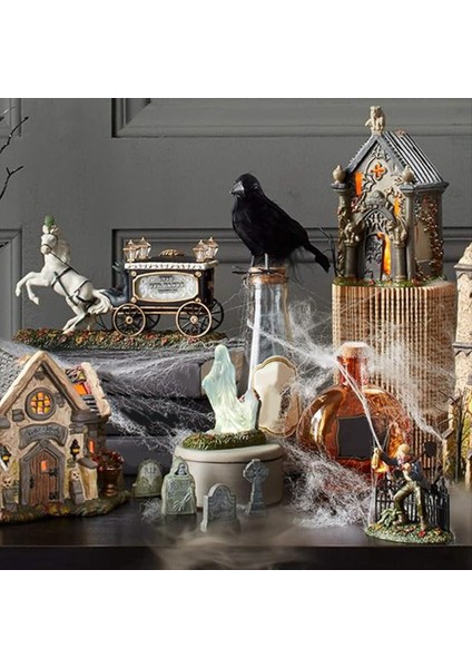 Reçine Mezar Mezarları Süsler Köy Koleksiyonları Mezar Taşları Heykelcik Seti Çoklu Boyutlar Çok Molor (Yurt Dışından) indirimleri