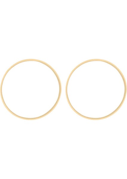 2x Ahşap Daire Yuvarlak Yakalayıcı Diy Kasnağı Çiçek Çelenk Evi Bahçe Bitki Dekor Asılı Sepet 18CM (Yurt Dışından)