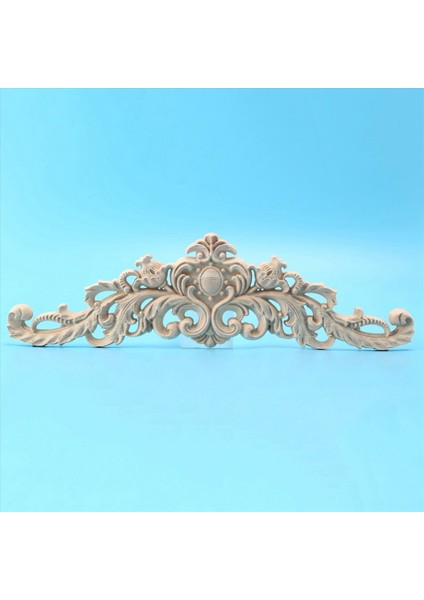 6x Mobilya Dolabı Boyasız Ahşap Kalıplar Için Doğal Ahşap Aplikeler Çıkartma Vintage Ev Dekoratif (Yurt Dışından) fırsatları