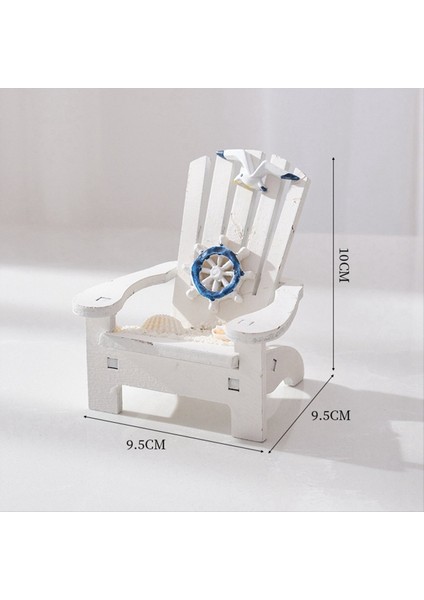 Mini Beach Sandalye Akdeniz Plajı Sandalye Ev Dekorasyonu Ev Ahşap Sandalye Zanaat Süsleme Masası Sanat Dekorasyonu (Yurt Dışından) modelleri