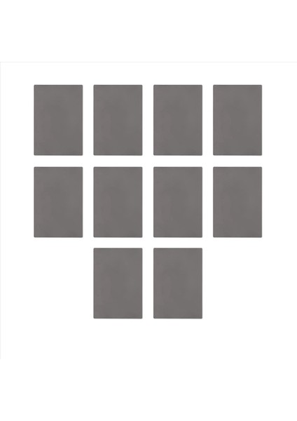 A4 Boyutunda Lazer Gravür Makinesi Için 10X Kauçuk Damga Sayfası 2 3mm (Koyu Gri) (Yurt Dışından)