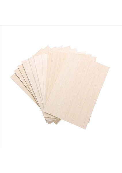 50 Paket Bitmemiş Ahşap Çarşaflar Yapıştırılmış Lamine Ahşap Ince Ahşap Tahta Ev Uçakları Gemisi Teknesi Sanat ve El Sanatları Dıy Süslemeleri (Yurt Dışından) modelleri