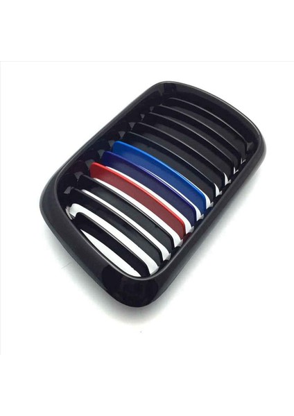 2x Araba Parlak Siyah Ön Başlıklı Böbrek Izgara Mesh Sport Racing Izgaralar Bmw E36 M3 3 Serisi 1997-1999 M-Color (Yurt Dışından) fırsatları