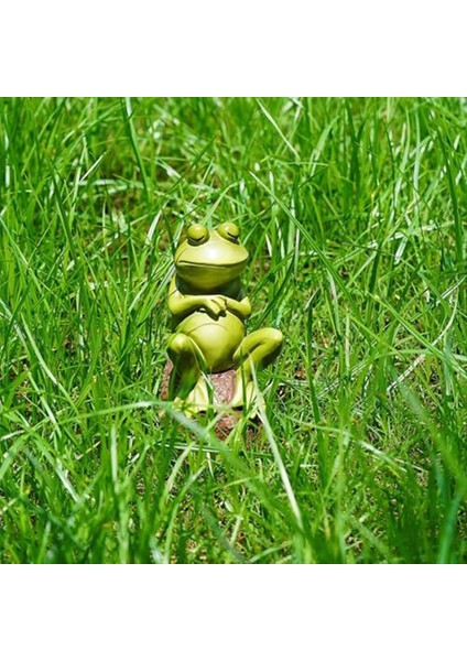 Komik Kurbağa Bahçe Heykelleri Dekor Açık Reçine Uyku Kurbağaları Bahçe Hayvan Heykeli Su Geçirmez Dış Kurbağa Figürinleri (Yurt Dışından) indirimleri