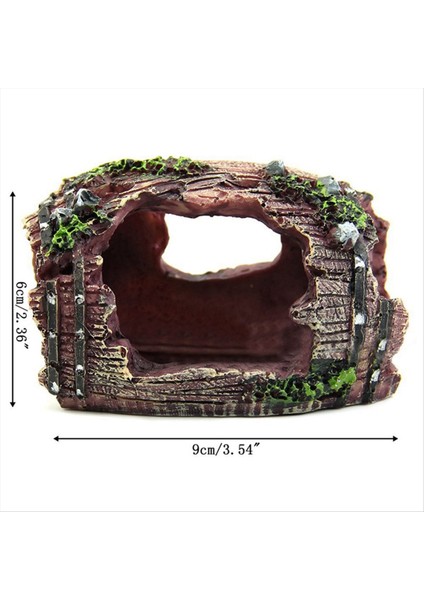 Kahverengi-Aquarium Yapay Namlu Mağara Reçine Süsleri Balık Tankı Akvaryum Dekor Arka Plan Için Peyzaj Aksesuarları (Yurt Dışından) fırsatları