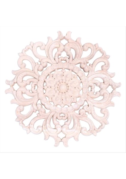 Ahşap Kabartmalı Sütunlar Oyulmuş Çıkartma Köşesi Onlay Sonrası Şekil Aplike Çerçeve Kapı Mobilya Duvar Boyasız Ev Dekorasyon (Yurt Dışından)