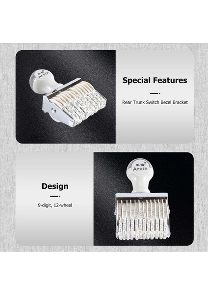 Arxin 12 Band Self Mürekkep Lastik Pulları Numaralandırma Makinesi Kapalı Beyaz (Yurt Dışından) modelleri