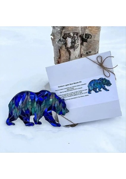 2pcs Diy Dağ Aralığı Mozaik Kiti Eğlenceli Ayçiçeği Vitray Zanaat Vitray Tilki Mozaik Kit E (Yurt Dışından)