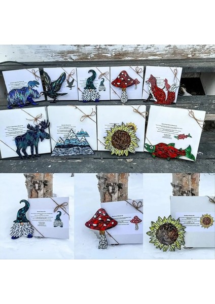 2pcs Diy Dağ Aralığı Mozaik Kiti Eğlenceli Ayçiçeği Vitray Zanaat Vitray Tilki Mozaik Kit E (Yurt Dışından) fiyatları