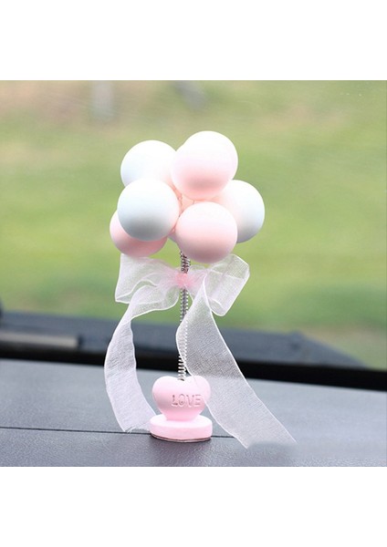E-Batak Tahta Süs Balon Bobblehead Araba Döşeme Dekor Araba Iç Sarma Baş Süsler Masa/ofis/oda Colo (Yurt Dışından) modelleri