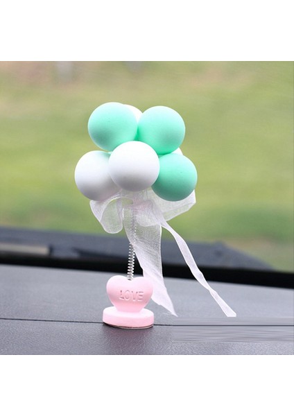 E-Batak Tahta Süs Balon Bobblehead Araba Döşeme Dekor Araba Iç Sarma Baş Süsler Masa/ofis/oda Colo (Yurt Dışından) indirimleri