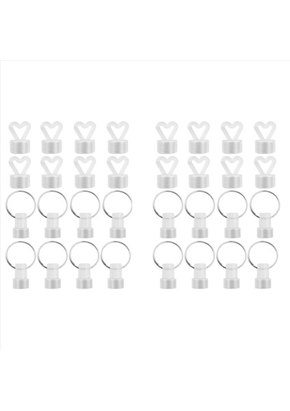 32PCS Helyum Için Balon Ağırlığı Balon Ağırlıkları Helyum Balonları Için Balon Ağırlıkları Düğün Için Plastik Set Doğum Günü (Yurt Dışından)