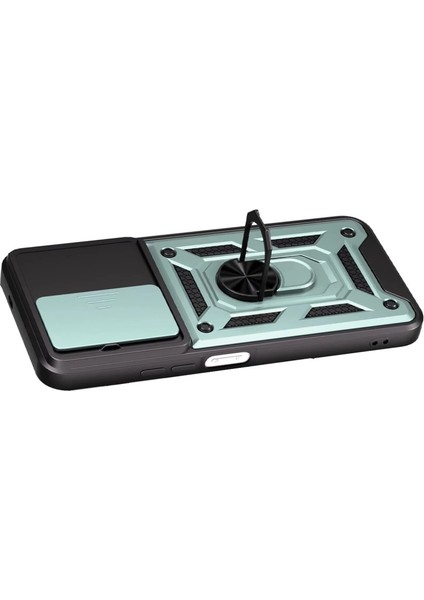 Xiaomi Redmi 15C 4g Pars Lens Yüzüklü Silikon - Yeşil modelleri