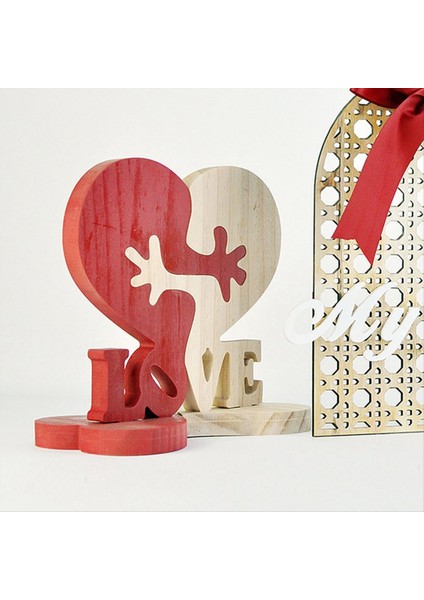 2pcs Ahşap Kalp Aşk Süsü Ahşap Dekorasyon Sevgililer Günü Hediye Ahşap Kalp Aşk (Yurt Dışından) indirimleri
