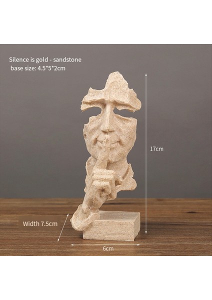 Düşünür Heykeli Soyut Maske Sanat Heykeli Sanat Meraklıları Için Benzersiz Bir Ilave Reklam Öğeleri Ev Dekorasyonu (Yurt Dışından) fırsatları