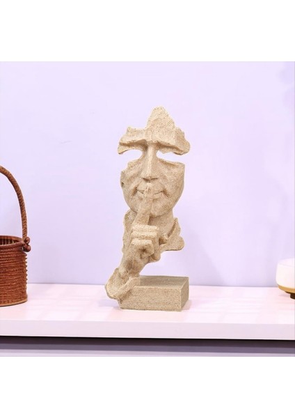 Düşünür Heykeli Soyut Maske Sanat Heykeli Sanat Meraklıları Için Benzersiz Bir Ilave Reklam Öğeleri Ev Dekorasyonu (Yurt Dışından) indirimleri