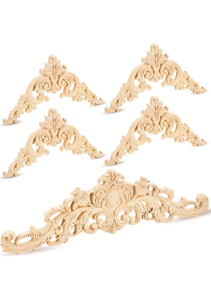 10X Ahşap Aplikeler Onaylar Dekoratif Ahşap Aplikler Dıy Ahşap Aplikeler Ayna Yatağı Kapısı Dolabı Dolap Mobilyaları (Yurt Dışından) fiyatları