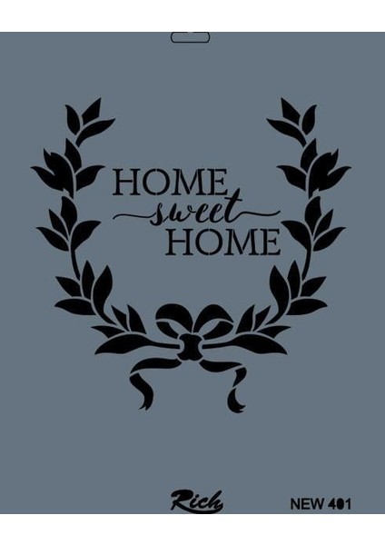 Rich New Seri N-401 Stencil 35X25 cm