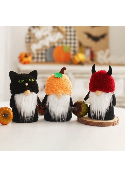 Şükran Gezginleri Peluş Dekorasyon 3 Pc Sevimli Hasat Hediye Kabak Bebekleri Isveçli Yüzsüz Sonbahar Sonbahar Ev Dekor (Yurt Dışından) fiyatları