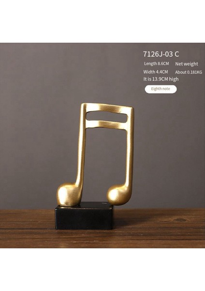 Müzik Not Dekor Müzikal Heykel Heykeli Reçine Müzik Not Ev Piyano Hediyeleri Reçine Süslemeleri (Yurt Dışından) fiyatları