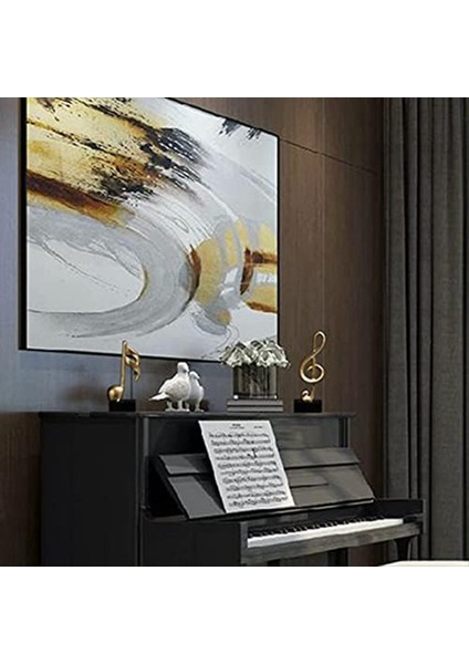 Müzik Not Dekor Müzikal Heykel Heykeli Reçine Müzik Not Ev Piyano Hediyeleri Reçine Süslemeleri (Yurt Dışından) indirimleri