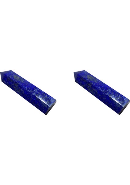 2x Lapis Lazuli Doğal Kristal Sütun Lapis Lazuli Kristal Sütun Altıgen Sütun Orijinal Taş Dekorasyon 5-6cm (Yurt Dışından)