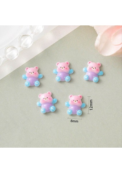 100PCS Sevimli 3D Ayı Dıy Reçine Buzdolabı Mıknatıs Cep Telefon Kılıf Aksesuarları Tırnak Sanat Aksesuarları Karışık Renkler (Yurt Dışından) indirimleri