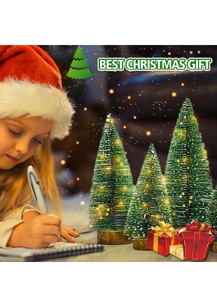 Işıklı Küçük Noel Ağacı 4 Boyut Noel Masa Dekoru Noel Tatili Iç Mekan Dekorasyonları Için Mükemmel (Yurt Dışından) fiyatları