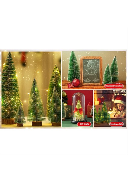 Işıklı Küçük Noel Ağacı 4 Boyut Noel Masa Dekoru Noel Tatili Iç Mekan Dekorasyonları Için Mükemmel (Yurt Dışından) modelleri