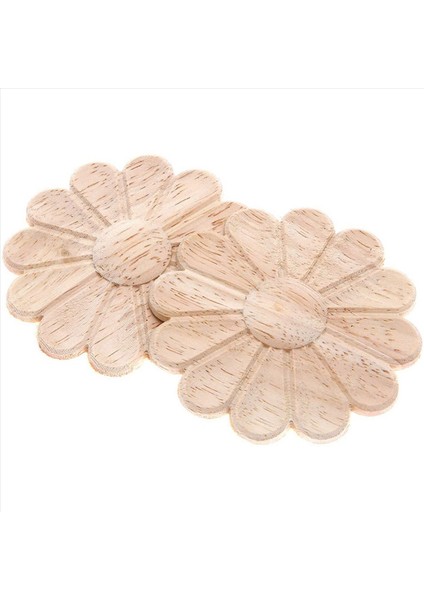 60PCS Boyasız Yuvarlak Çiçek Desen Ahşap Oyma Aplike Çerçeve Onlay Dolap Mobilya Dekorasyonu 6cm (Yurt Dışından) indirimleri