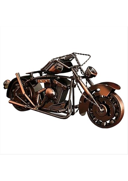 Motosiklet Modeli Motosiklet Demir Sanat Heykel Koleksiyonu Çok Amaçlı Klasik Koleksiyon Vintage Stil Hediyeler Için (Yurt Dışından)