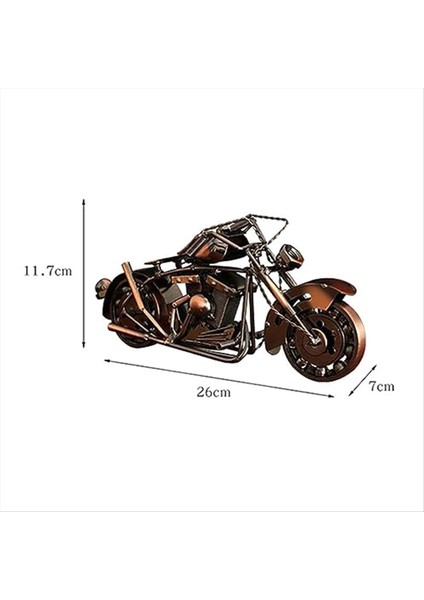 Motosiklet Modeli Motosiklet Demir Sanat Heykel Koleksiyonu Çok Amaçlı Klasik Koleksiyon Vintage Stil Hediyeler Için (Yurt Dışından) modelleri