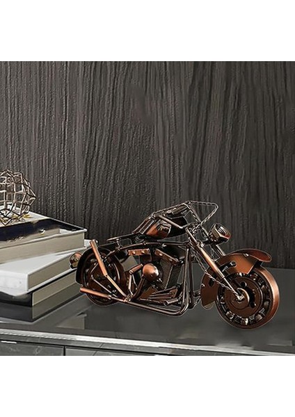 Motosiklet Modeli Motosiklet Demir Sanat Heykel Koleksiyonu Çok Amaçlı Klasik Koleksiyon Vintage Stil Hediyeler Için (Yurt Dışından) indirimleri