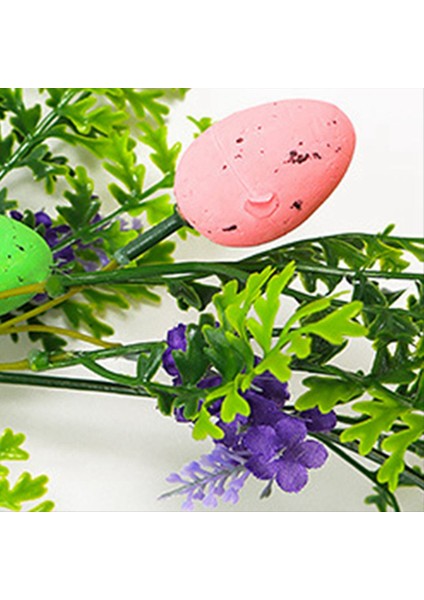 Paskalya Sundurma Işareti Tavşan Yumurta Dekorasyonu ile Mutlu Paskalya Teması Sundurma Işareti (2m) (Yurt Dışından) indirimleri