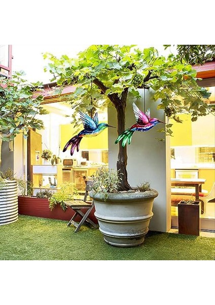 4 Paket Metal Kuş Duvar Sanat Dekoru Metal Kuşlar Heykel Dış Hava Veranda Bahçe Çit Arka Bahçe Dekoru (Yurt Dışından) fiyatları